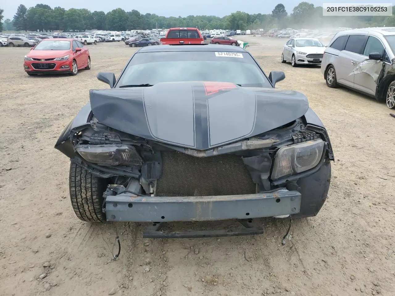 2012 Chevrolet Camaro Lt VIN: 2G1FC1E38C9105253 Lot: 57140795