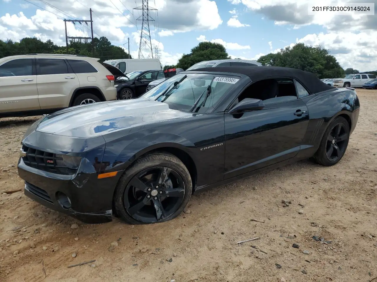 2012 Chevrolet Camaro Lt VIN: 2G1FF3D30C9145024 Lot: 63378995