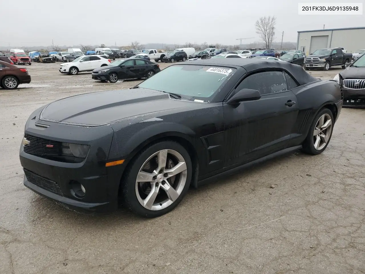 2013 Chevrolet Camaro 2Ss VIN: 2G1FK3DJ6D9135948 Lot: 44016375