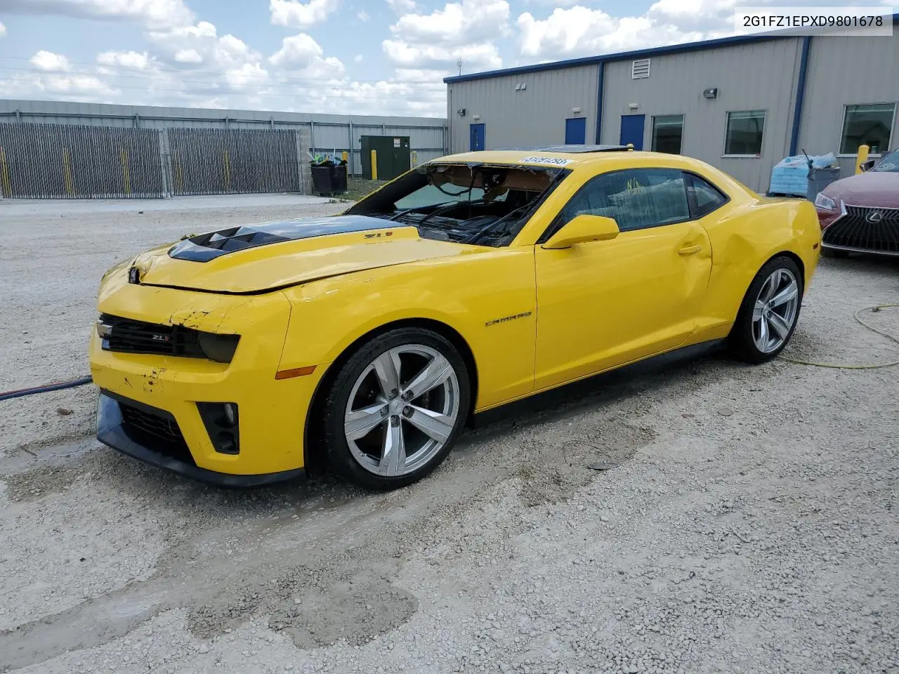 2013 Chevrolet Camaro Zl1 VIN: 2G1FZ1EPXD9801678 Lot: 51291293