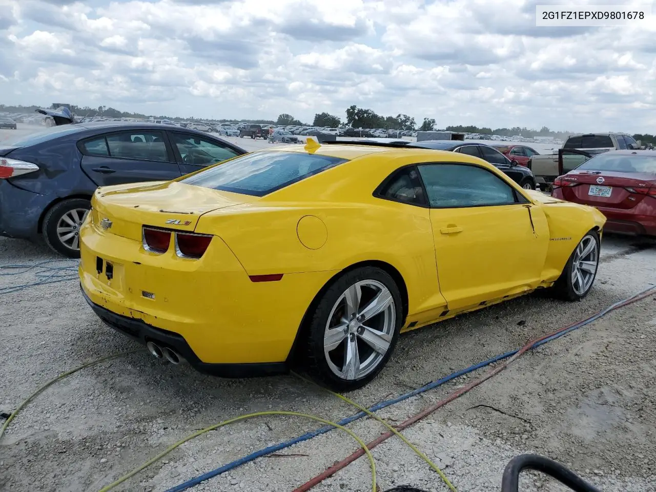 2013 Chevrolet Camaro Zl1 VIN: 2G1FZ1EPXD9801678 Lot: 51291293