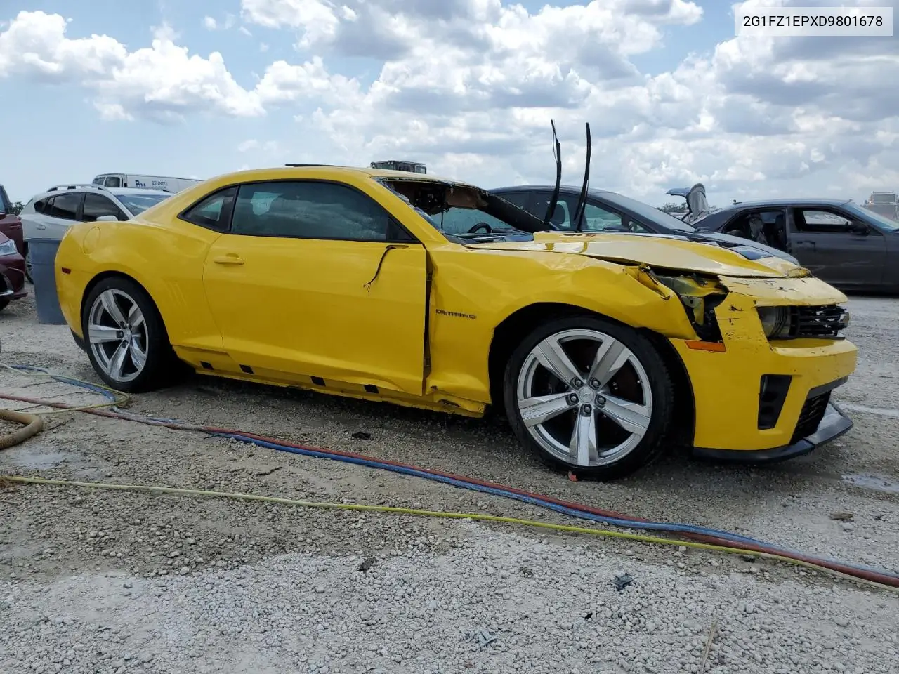 2013 Chevrolet Camaro Zl1 VIN: 2G1FZ1EPXD9801678 Lot: 51291293