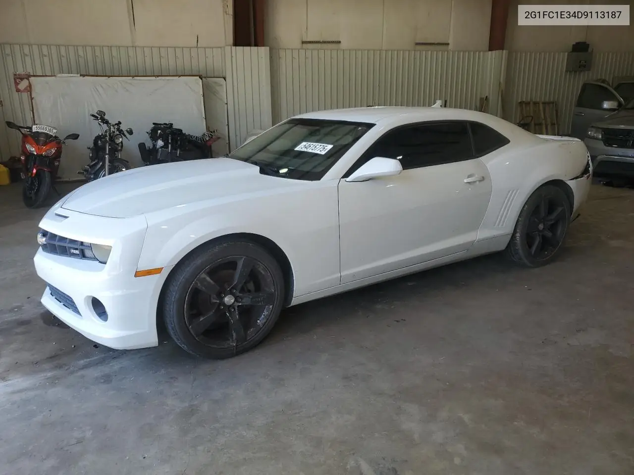 2013 Chevrolet Camaro Lt VIN: 2G1FC1E34D9113187 Lot: 54615775