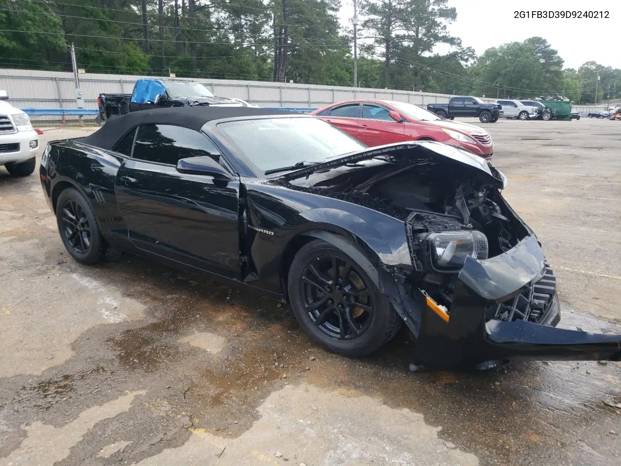 2013 Chevrolet Camaro Lt VIN: 2G1FB3D39D9240212 Lot: 55618745