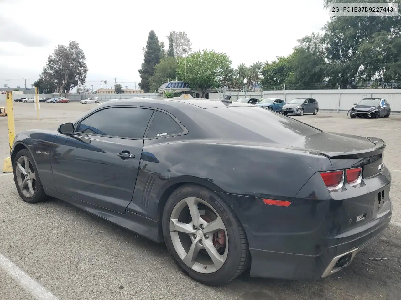 2013 Chevrolet Camaro Lt VIN: 2G1FC1E37D9227443 Lot: 55696075