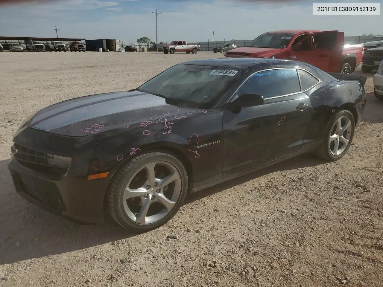 2013 Chevrolet Camaro Lt VIN: 2G1FB1E38D9152139 Lot: 56340885