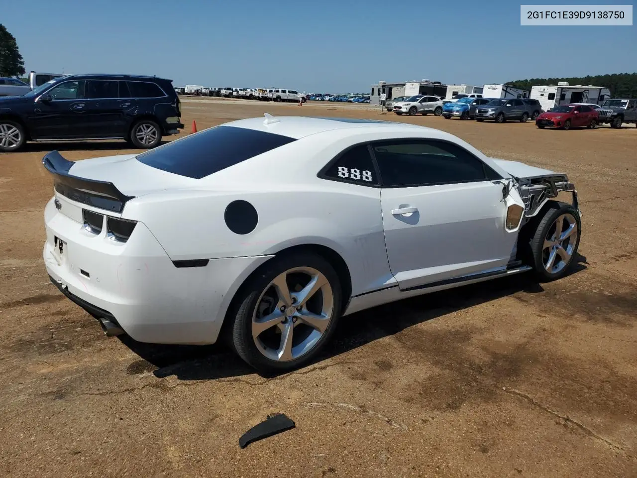 2013 Chevrolet Camaro Lt VIN: 2G1FC1E39D9138750 Lot: 56542105