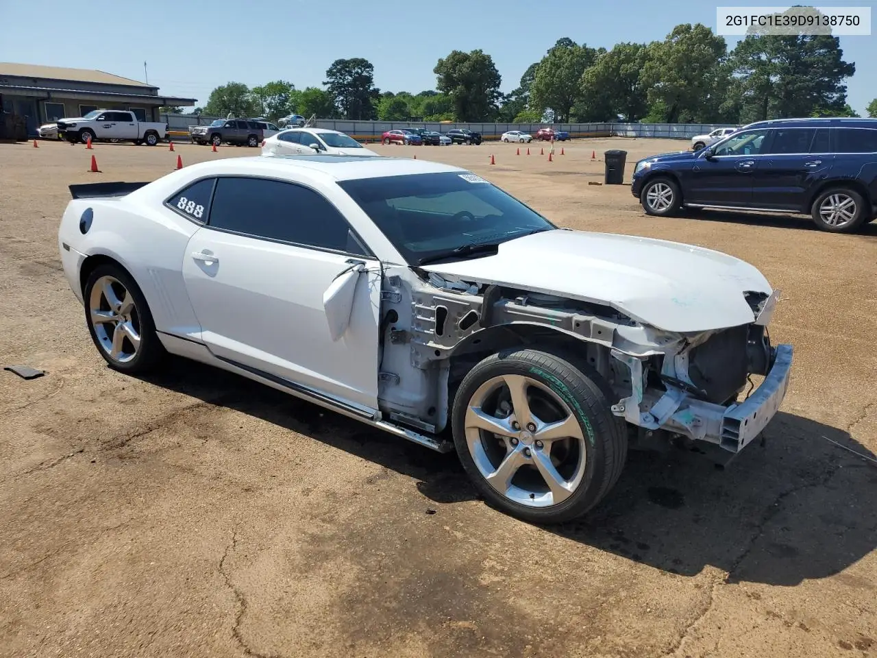 2013 Chevrolet Camaro Lt VIN: 2G1FC1E39D9138750 Lot: 56542105