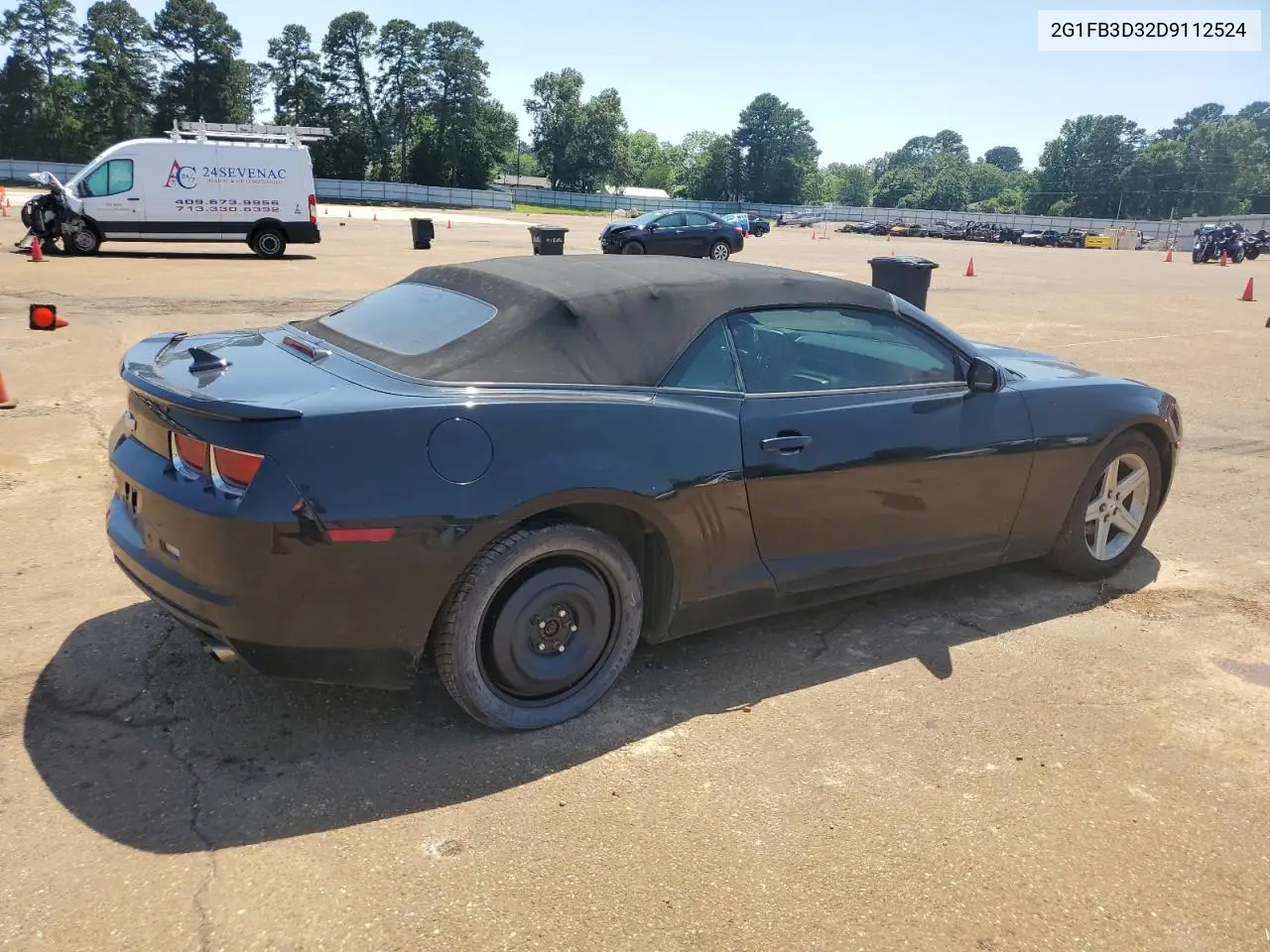 2013 Chevrolet Camaro Lt VIN: 2G1FB3D32D9112524 Lot: 56982275