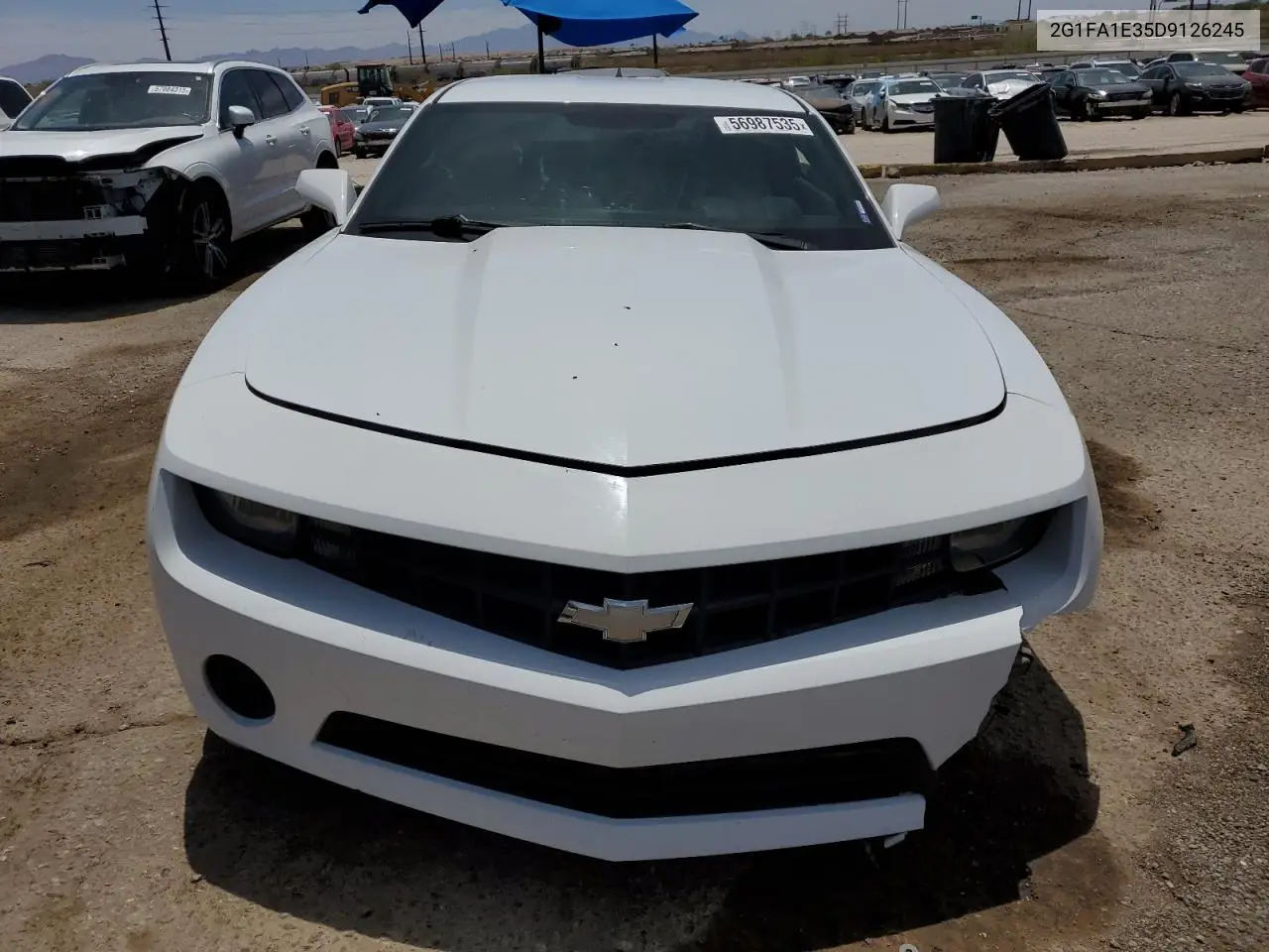 2013 Chevrolet Camaro Ls VIN: 2G1FA1E35D9126245 Lot: 56987535