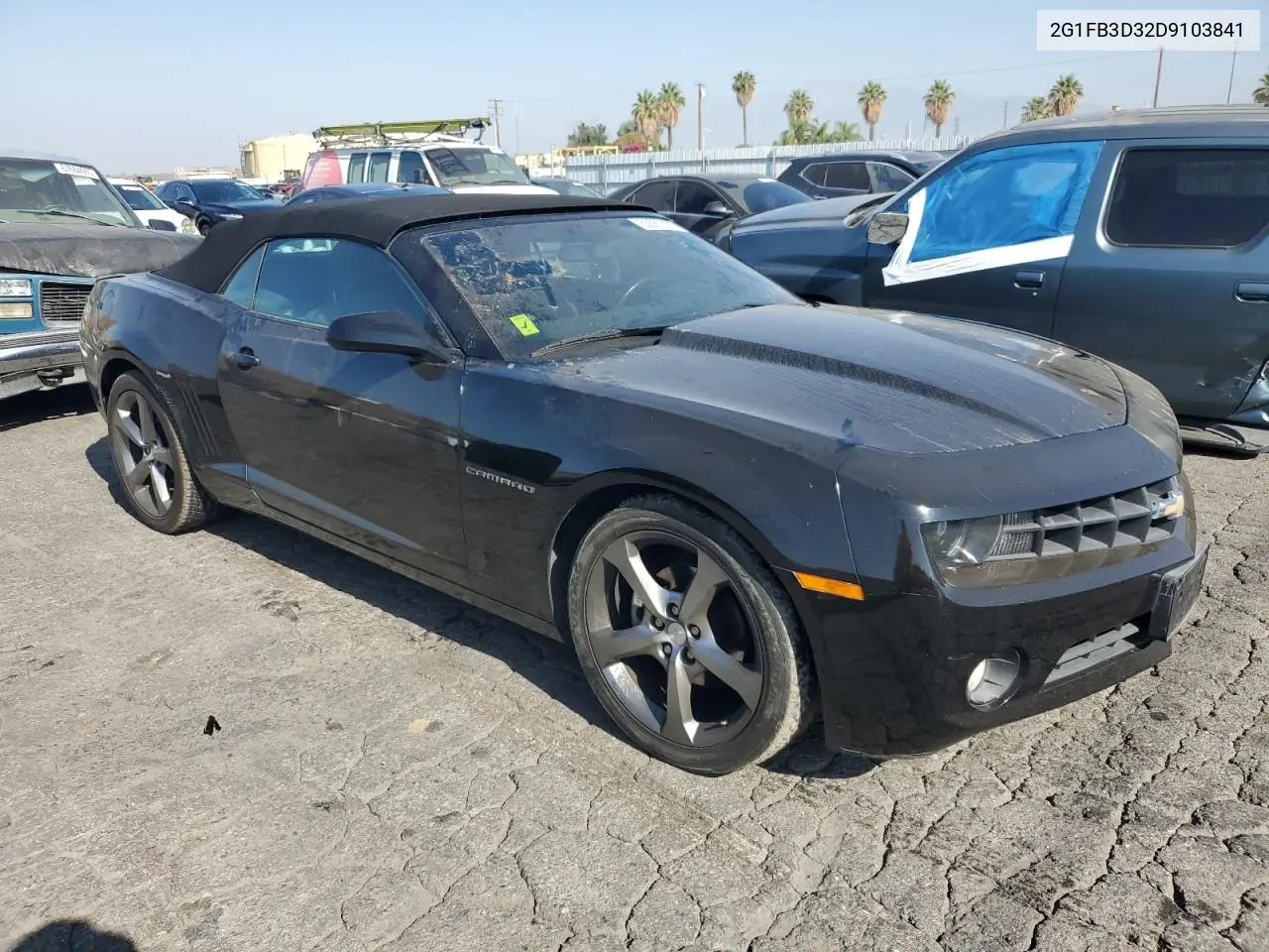 2013 Chevrolet Camaro Lt VIN: 2G1FB3D32D9103841 Lot: 62367085