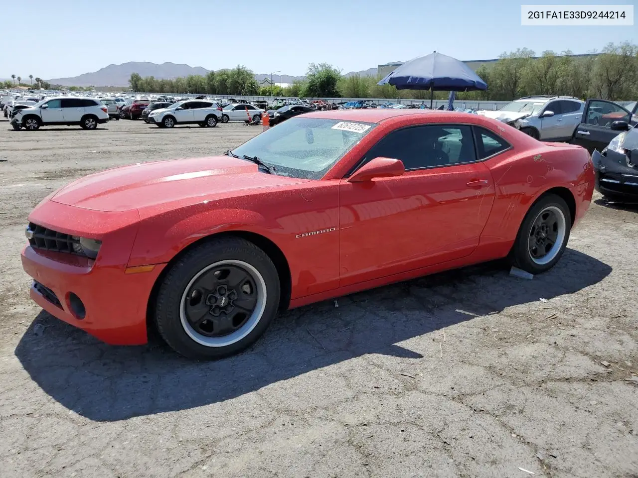 2013 Chevrolet Camaro Ls VIN: 2G1FA1E33D9244214 Lot: 62612725