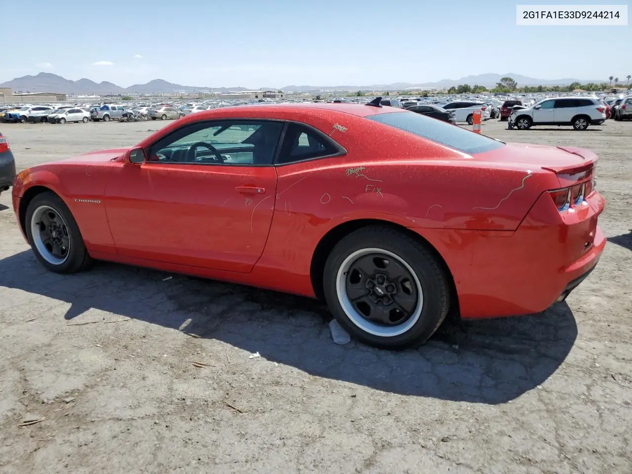 2013 Chevrolet Camaro Ls VIN: 2G1FA1E33D9244214 Lot: 62612725