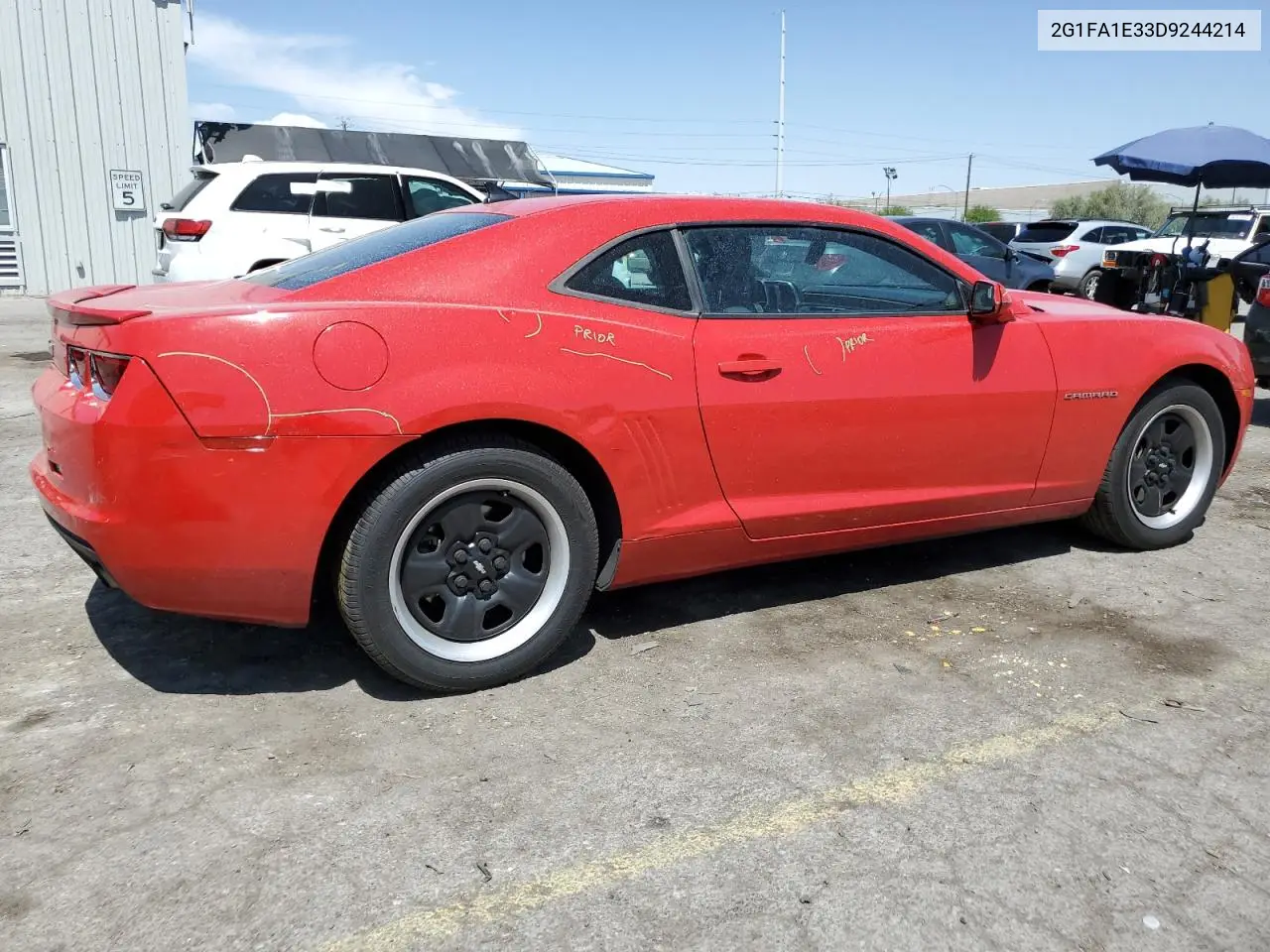 2013 Chevrolet Camaro Ls VIN: 2G1FA1E33D9244214 Lot: 62612725