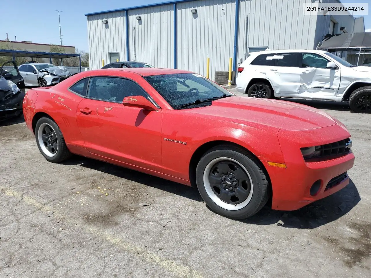 2013 Chevrolet Camaro Ls VIN: 2G1FA1E33D9244214 Lot: 62612725