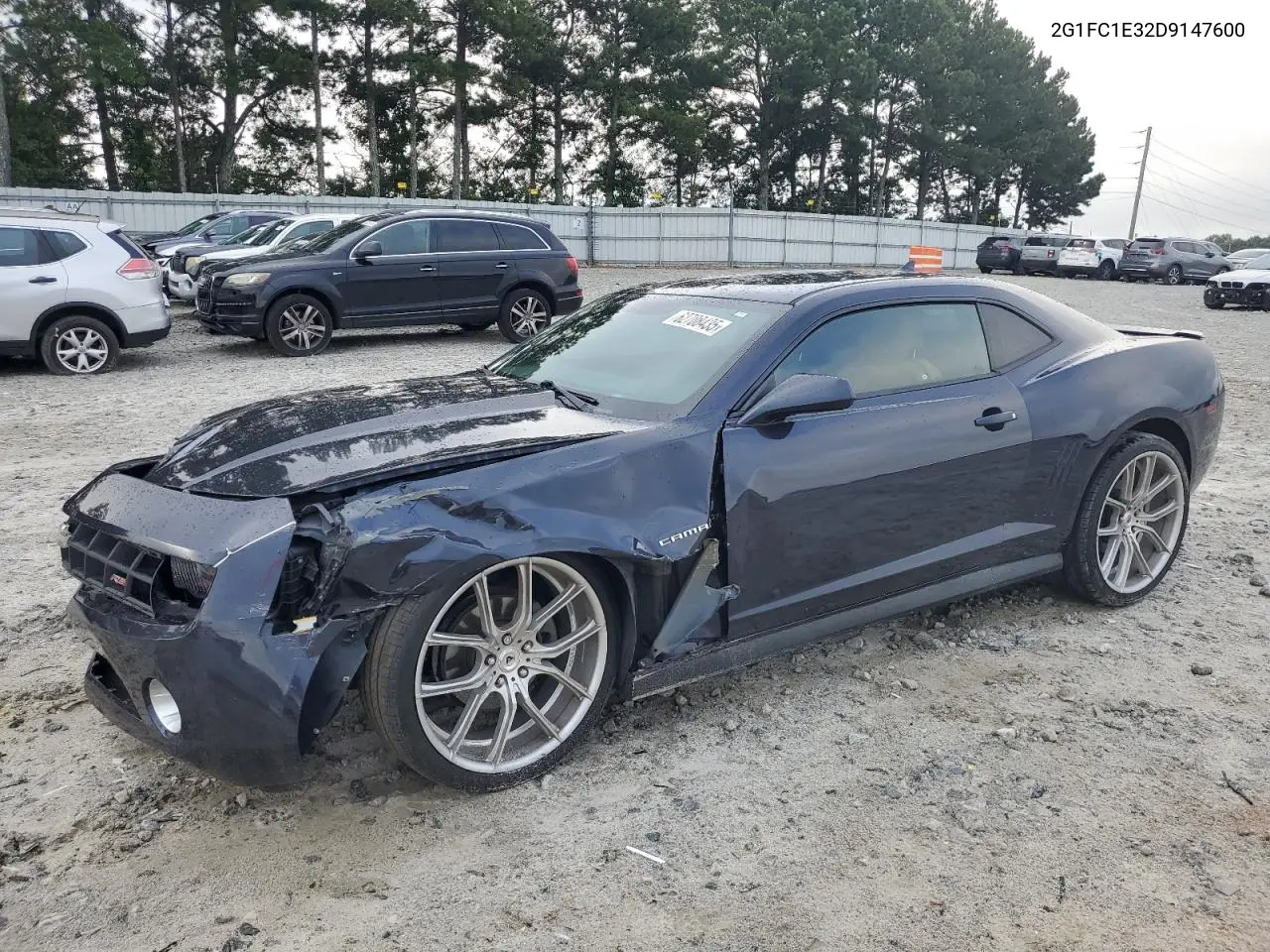 2013 Chevrolet Camaro Lt VIN: 2G1FC1E32D9147600 Lot: 62708435