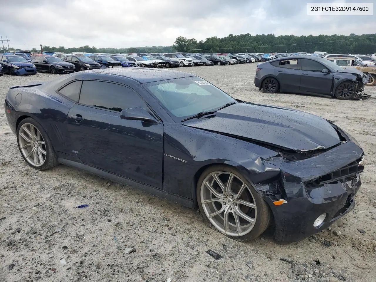 2013 Chevrolet Camaro Lt VIN: 2G1FC1E32D9147600 Lot: 62708435