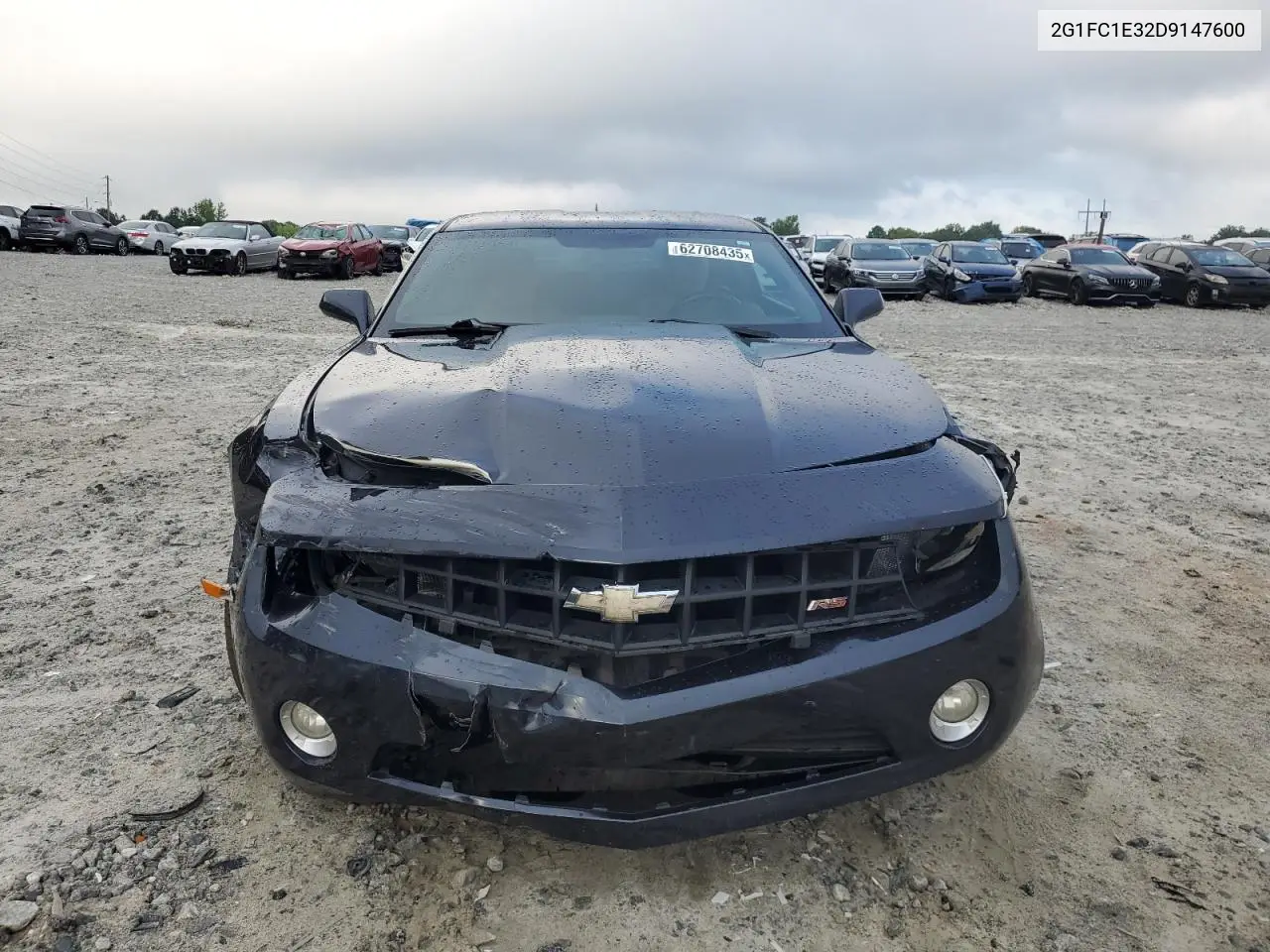 2013 Chevrolet Camaro Lt VIN: 2G1FC1E32D9147600 Lot: 62708435