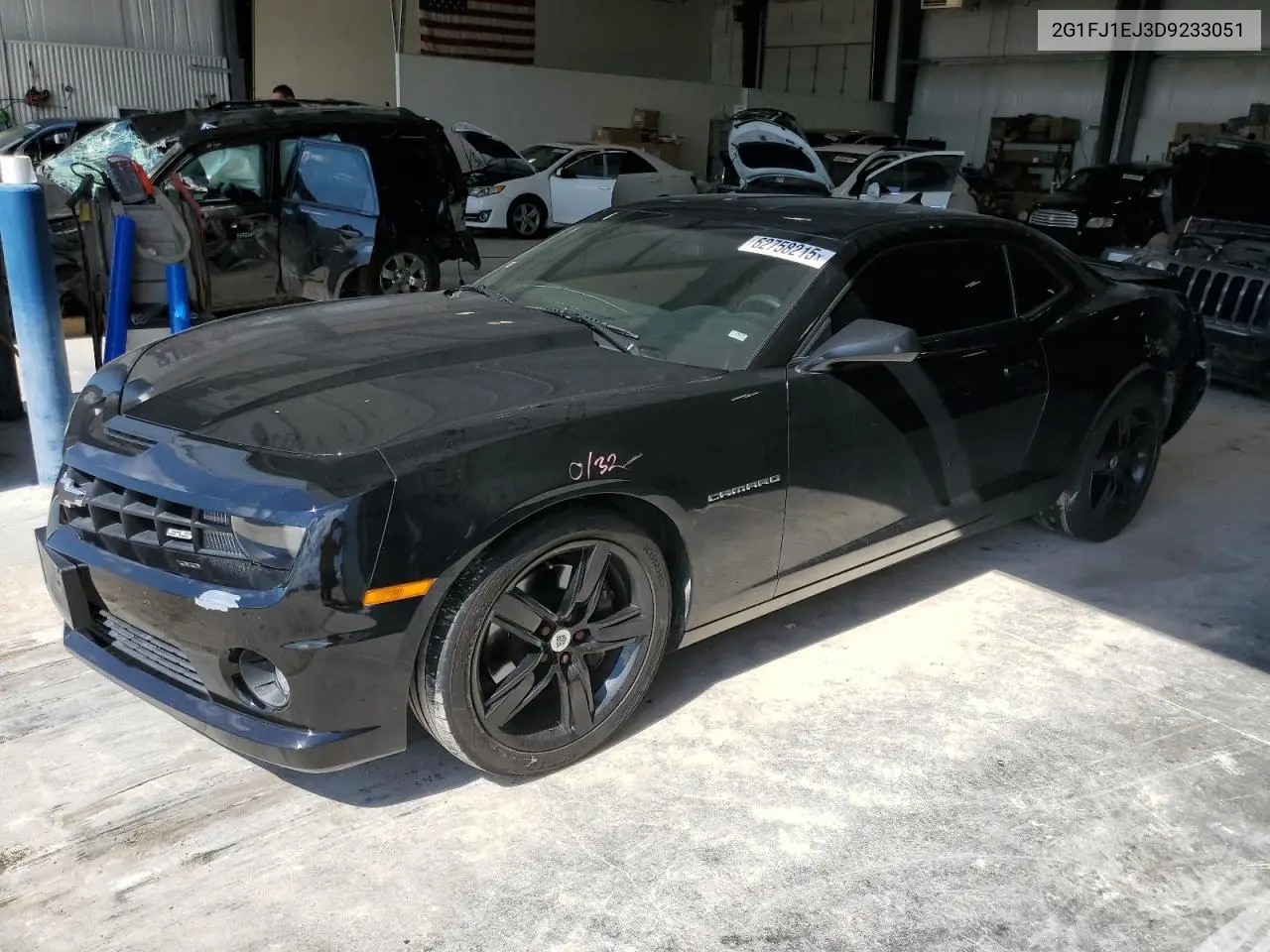 2013 Chevrolet Camaro Ss VIN: 2G1FJ1EJ3D9233051 Lot: 62758215