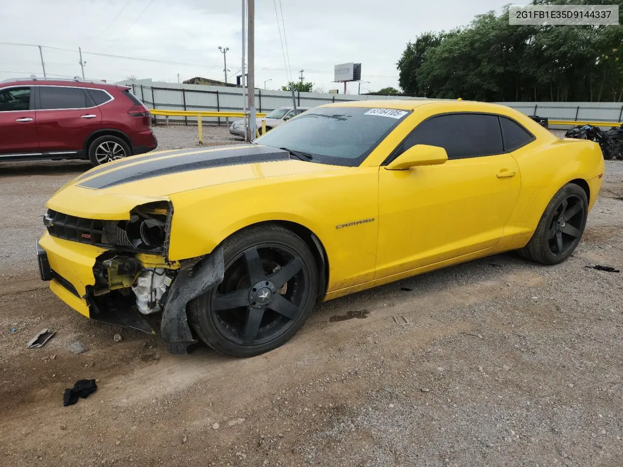 2013 Chevrolet Camaro Lt VIN: 2G1FB1E35D9144337 Lot: 63164105