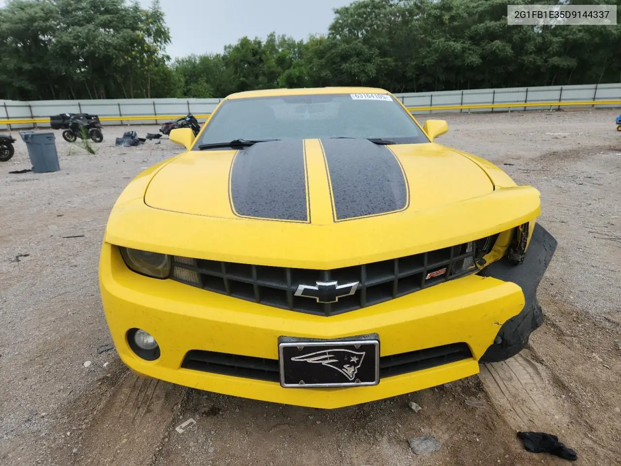 2013 Chevrolet Camaro Lt VIN: 2G1FB1E35D9144337 Lot: 63164105