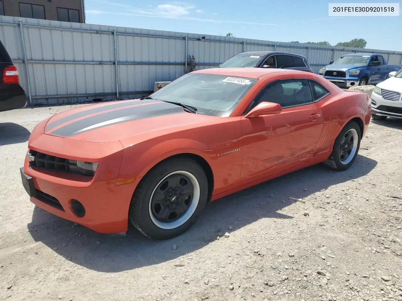 2013 Chevrolet Camaro Ls VIN: 2G1FE1E30D9201518 Lot: 63207455