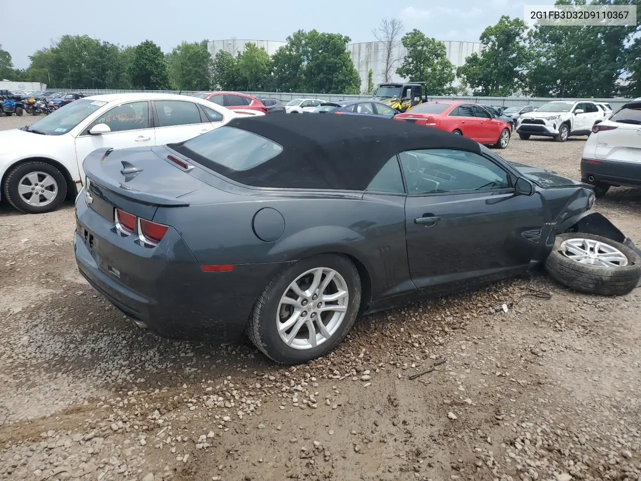 2013 Chevrolet Camaro Lt VIN: 2G1FB3D32D9110367 Lot: 63733025