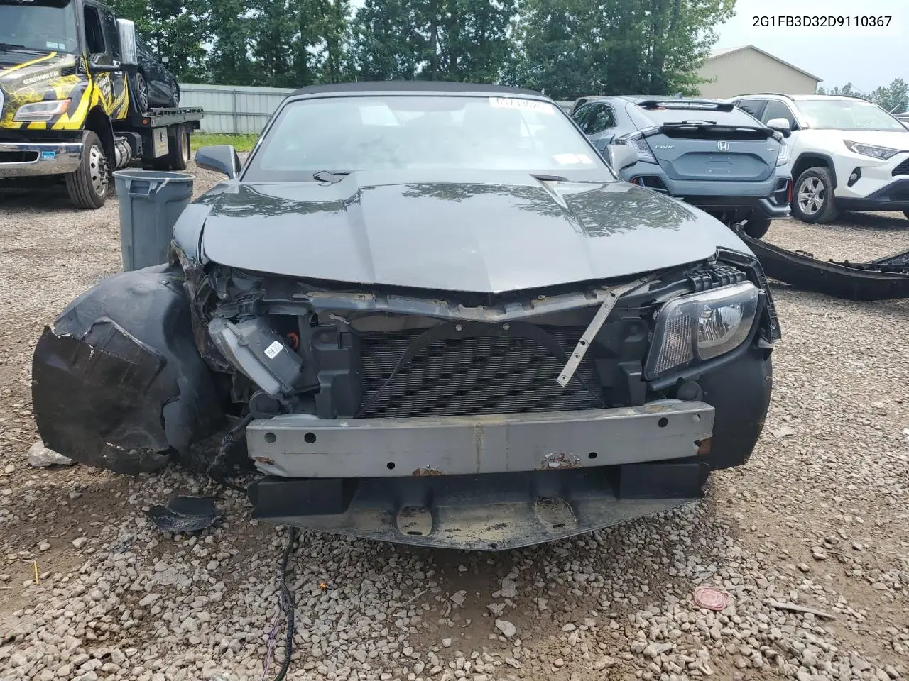 2013 Chevrolet Camaro Lt VIN: 2G1FB3D32D9110367 Lot: 63733025