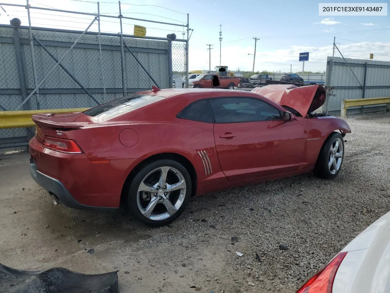 2014 Chevrolet Camaro Lt VIN: 2G1FC1E3XE9143487 Lot: 54350265