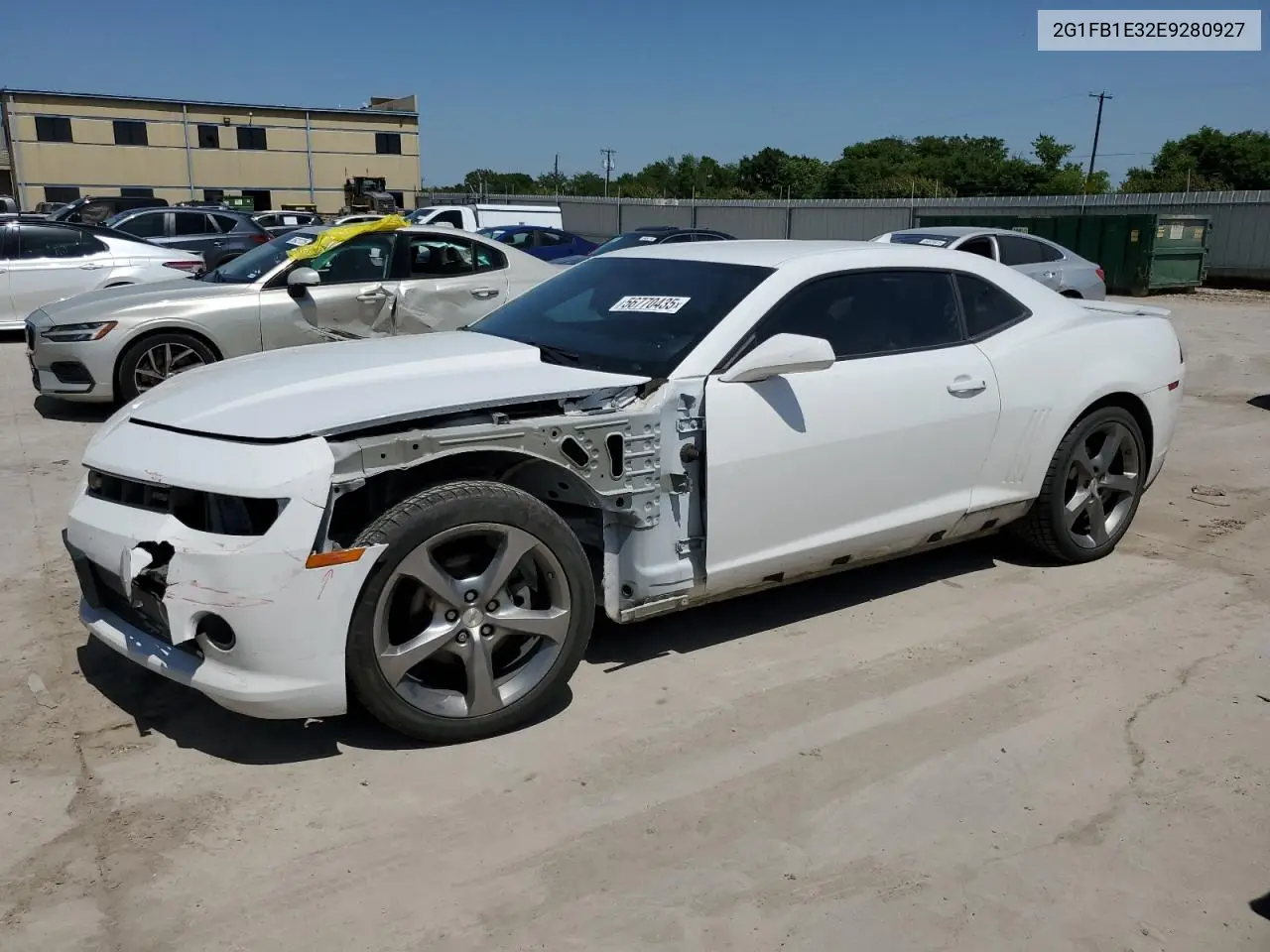 2014 Chevrolet Camaro Lt VIN: 2G1FB1E32E9280927 Lot: 56770435