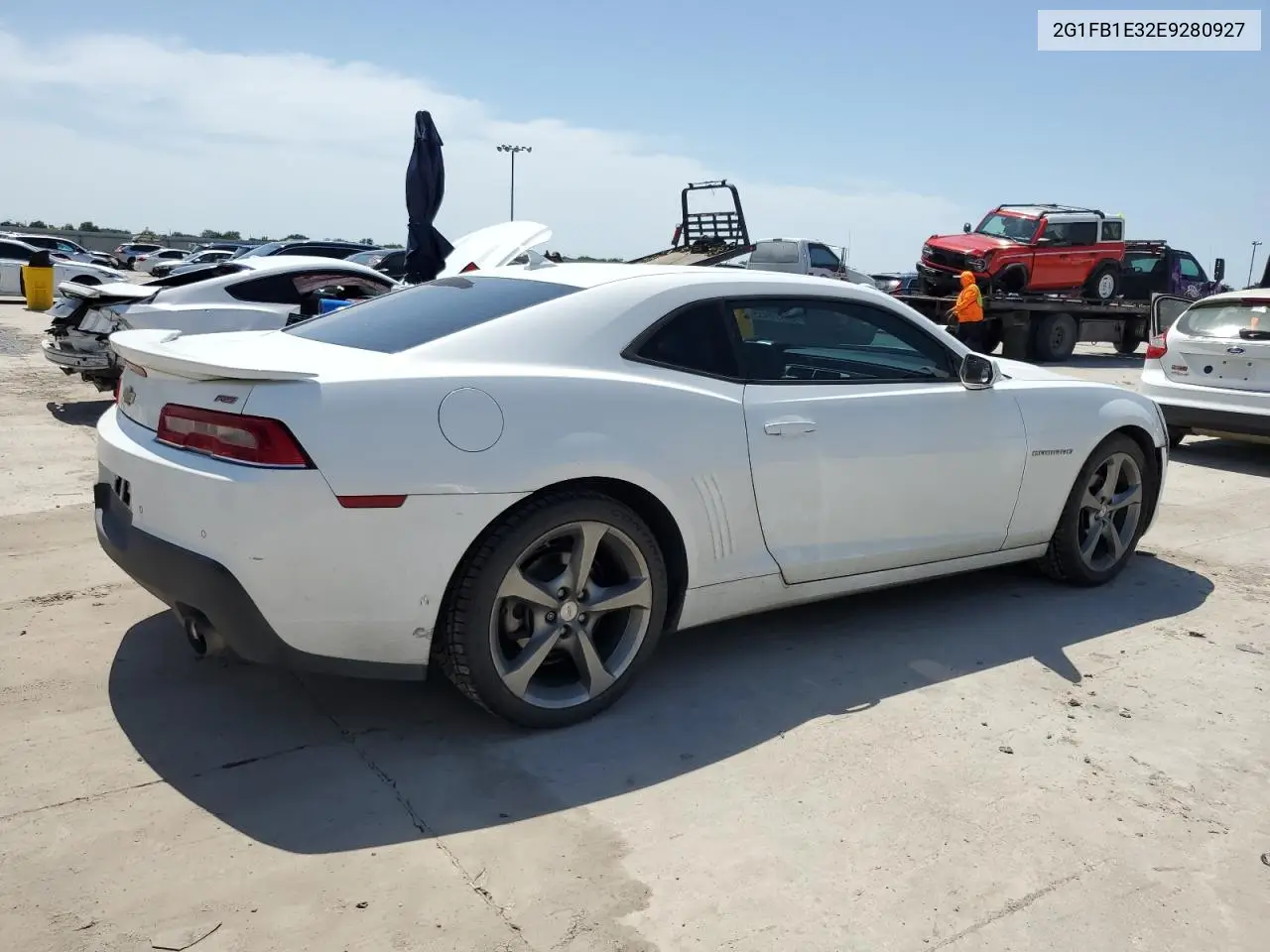 2014 Chevrolet Camaro Lt VIN: 2G1FB1E32E9280927 Lot: 56770435