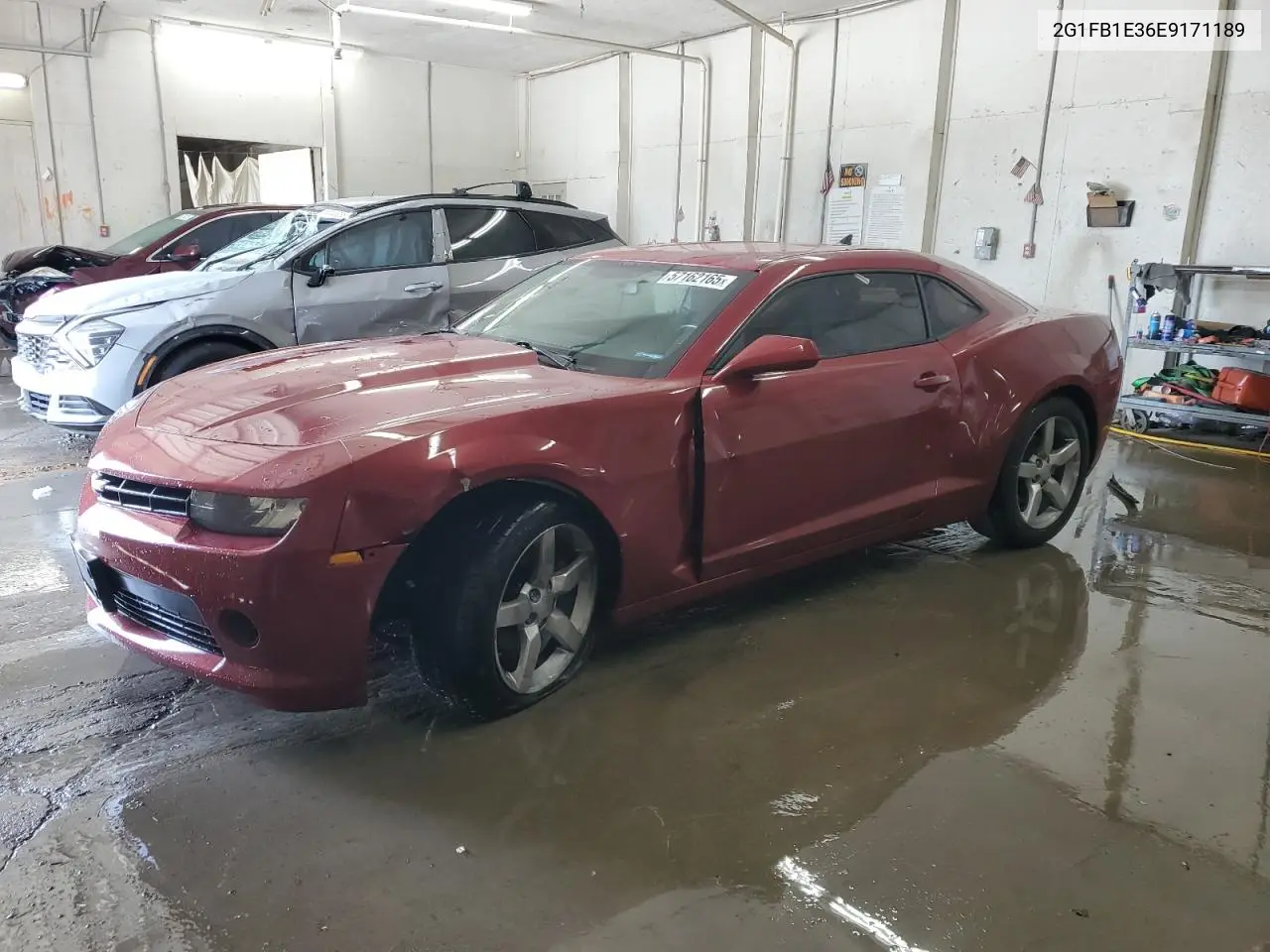 2014 Chevrolet Camaro Lt VIN: 2G1FB1E36E9171189 Lot: 57162165
