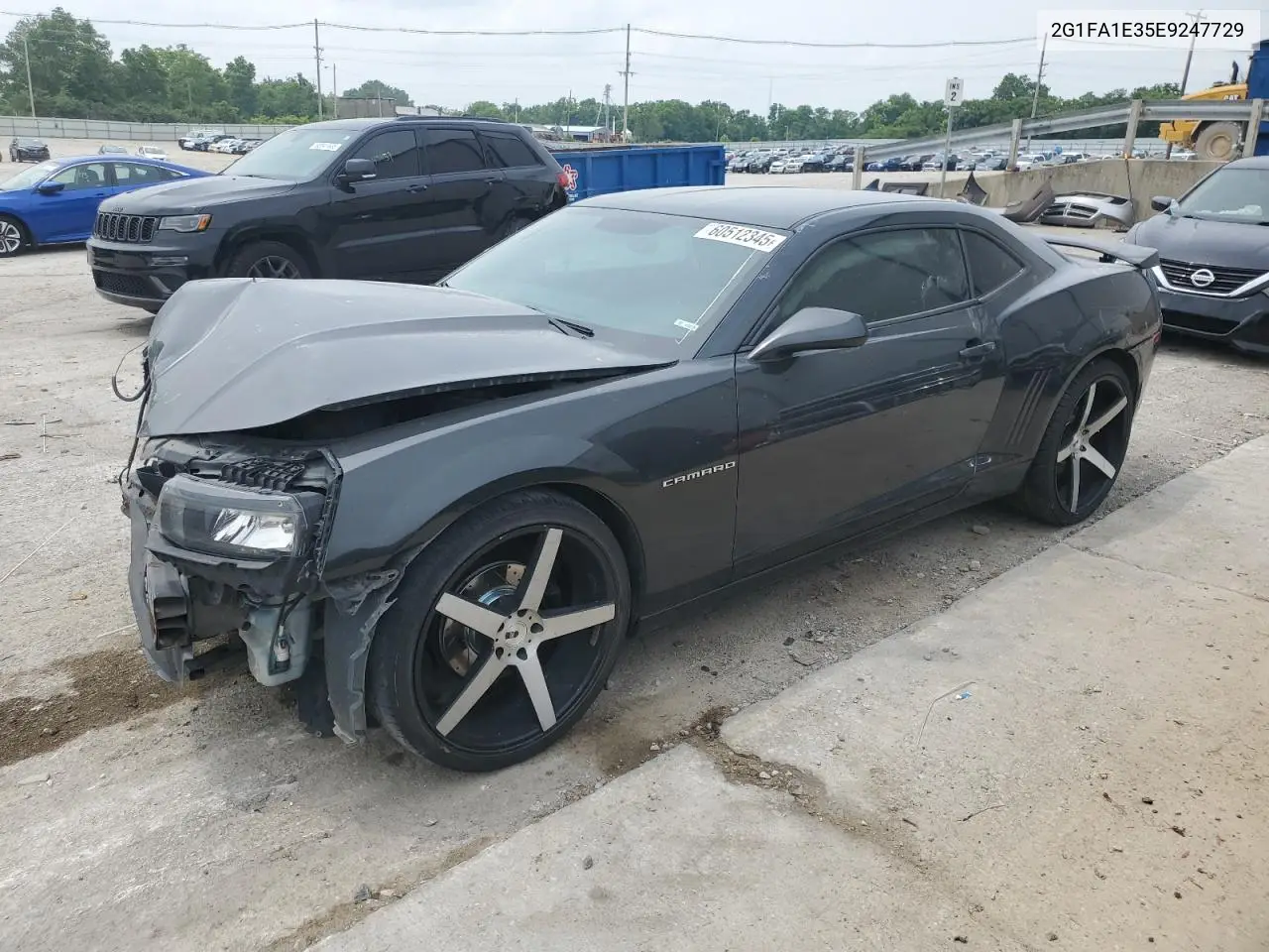 2014 Chevrolet Camaro Ls VIN: 2G1FA1E35E9247729 Lot: 60512345