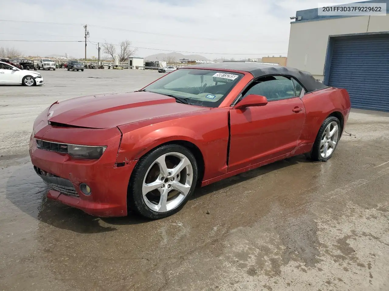 2015 Chevrolet Camaro Lt VIN: 2G1FF3D37F9229622 Lot: 50815285