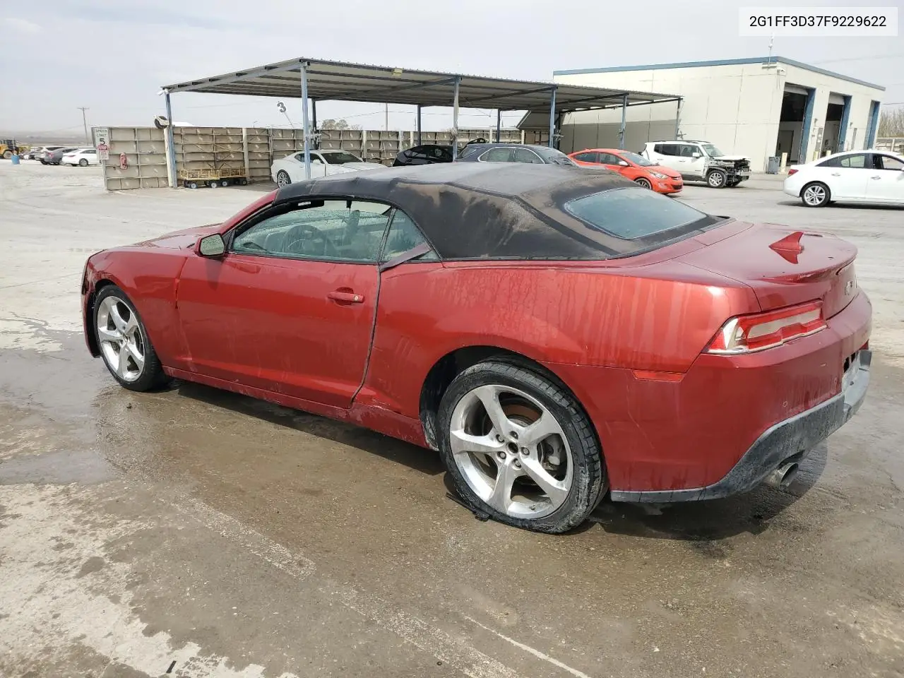 2015 Chevrolet Camaro Lt VIN: 2G1FF3D37F9229622 Lot: 50815285