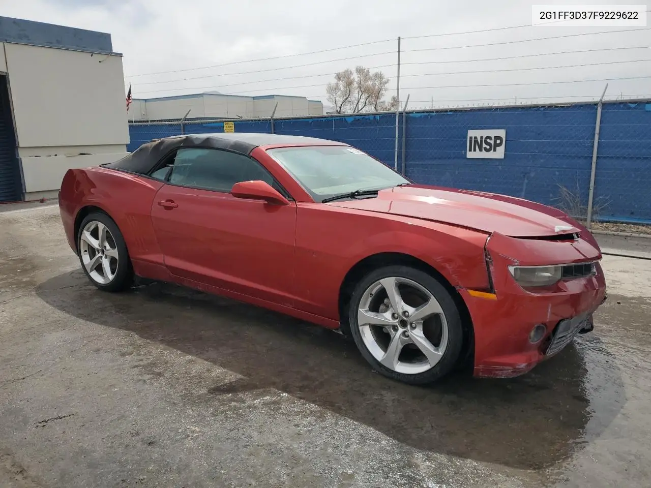 2015 Chevrolet Camaro Lt VIN: 2G1FF3D37F9229622 Lot: 50815285