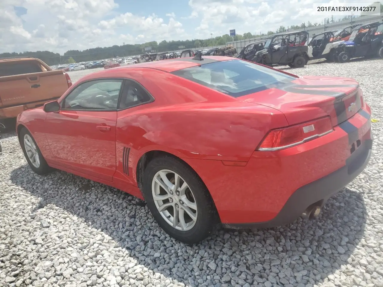 2015 Chevrolet Camaro Ls VIN: 2G1FA1E3XF9142377 Lot: 54206935