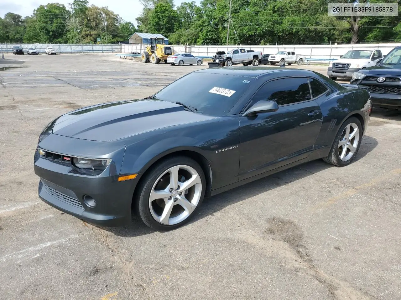 2015 Chevrolet Camaro Lt VIN: 2G1FF1E33F9185878 Lot: 54603725