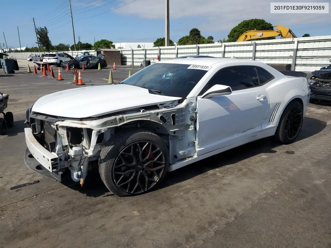 2015 Chevrolet Camaro Lt VIN: 2G1FD1E30F9219359 Lot: 56681835