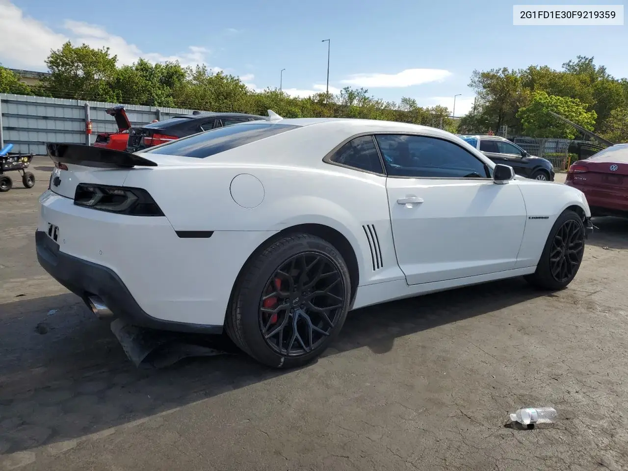 2015 Chevrolet Camaro Lt VIN: 2G1FD1E30F9219359 Lot: 56681835