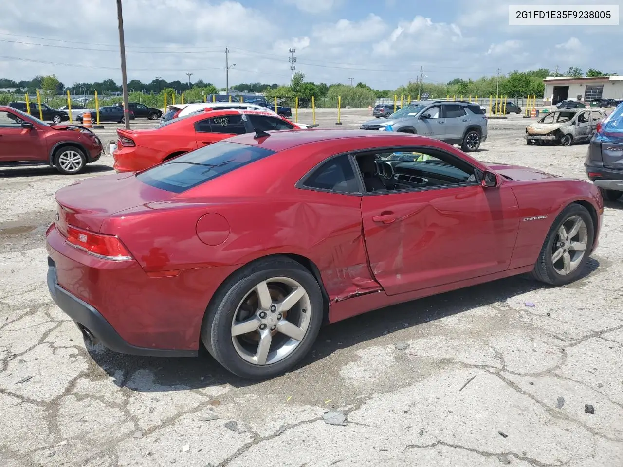 2015 Chevrolet Camaro Lt VIN: 2G1FD1E35F9238005 Lot: 56882225