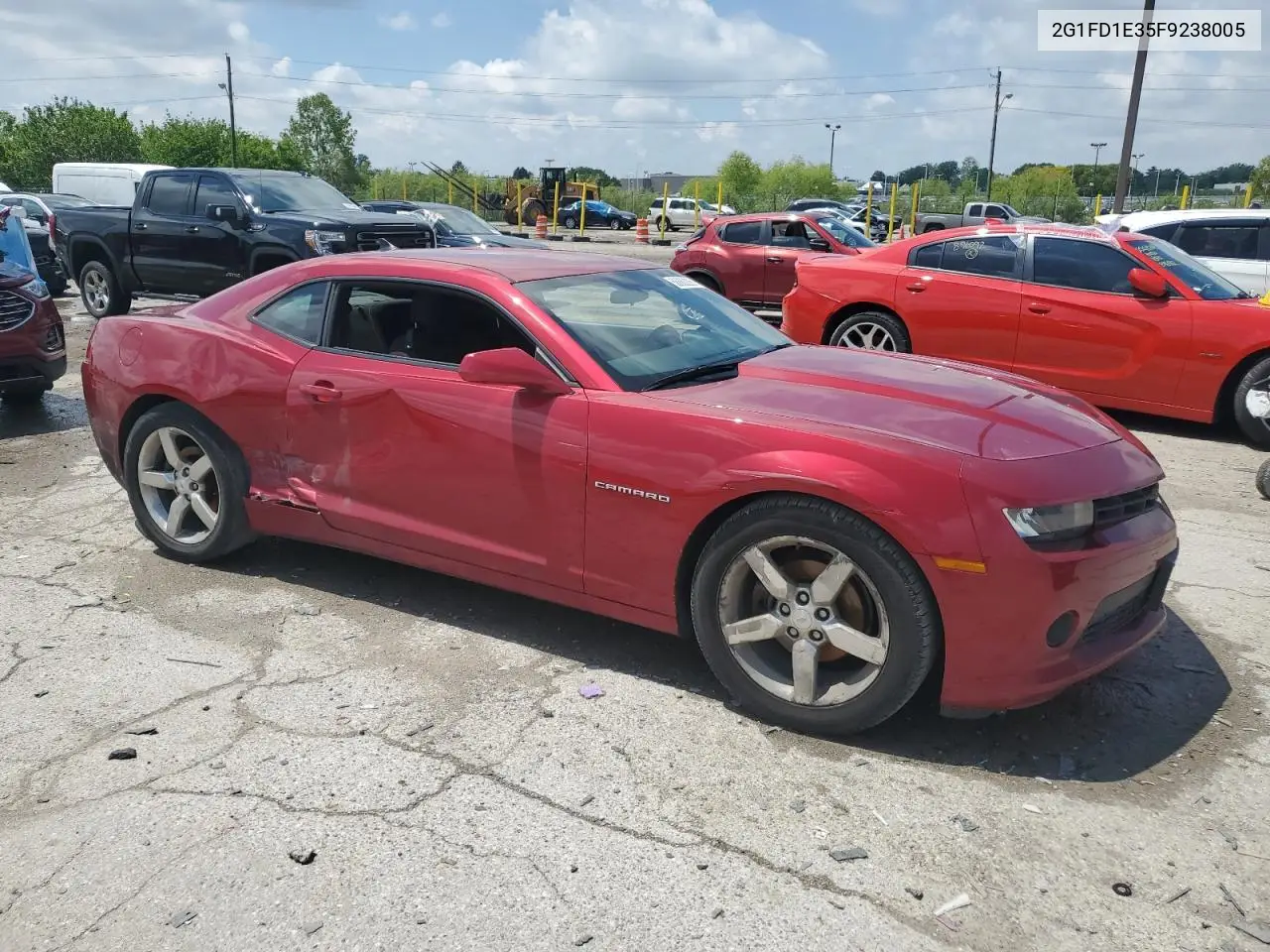 2015 Chevrolet Camaro Lt VIN: 2G1FD1E35F9238005 Lot: 56882225
