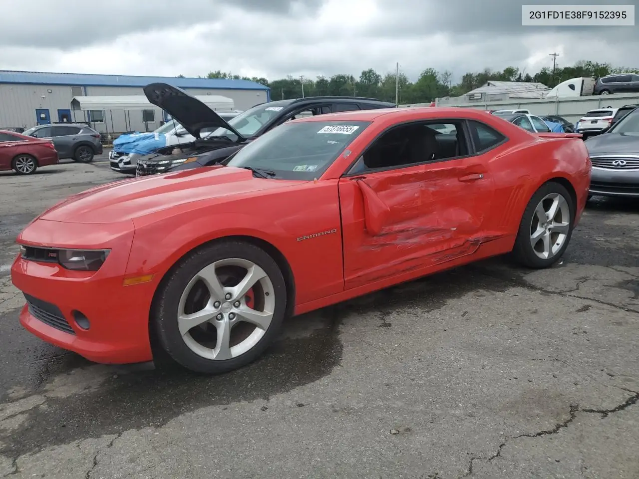 2015 Chevrolet Camaro Lt VIN: 2G1FD1E38F9152395 Lot: 57316655