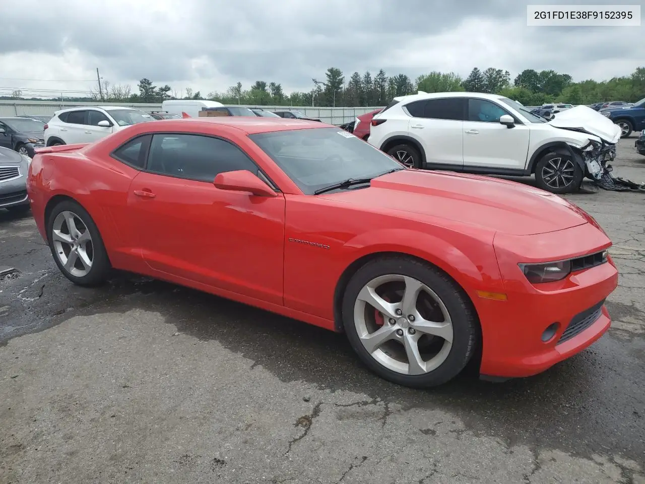 2015 Chevrolet Camaro Lt VIN: 2G1FD1E38F9152395 Lot: 57316655