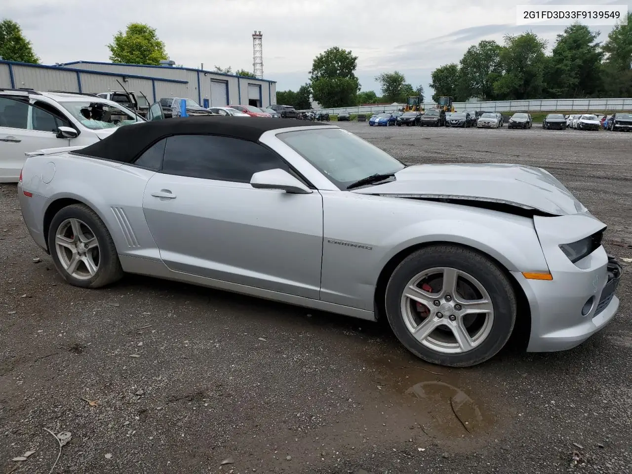 2015 Chevrolet Camaro Lt VIN: 2G1FD3D33F9139549 Lot: 62664385
