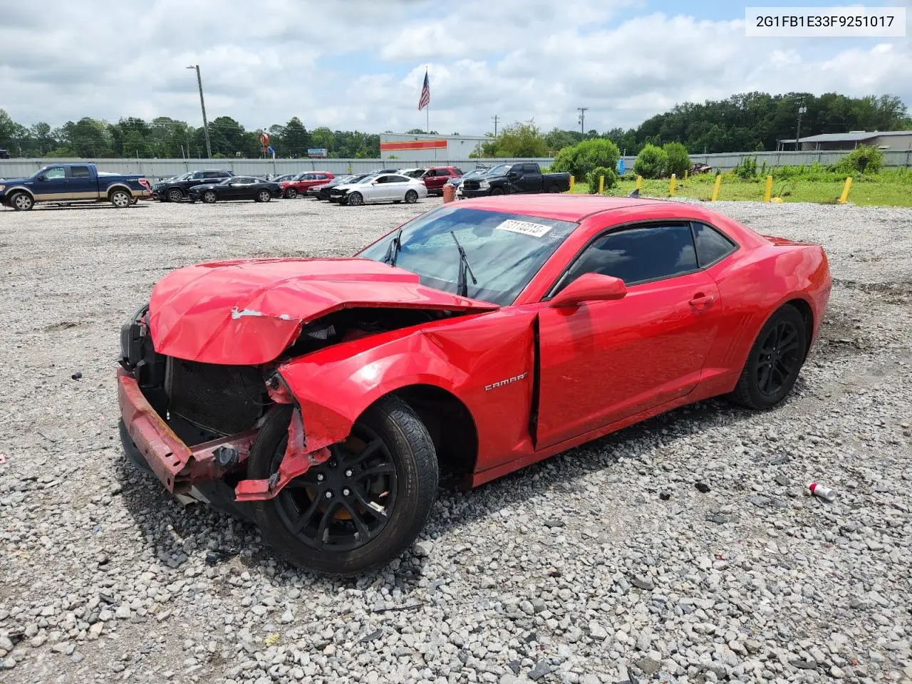 2015 Chevrolet Camaro Ls VIN: 2G1FB1E33F9251017 Lot: 63116015