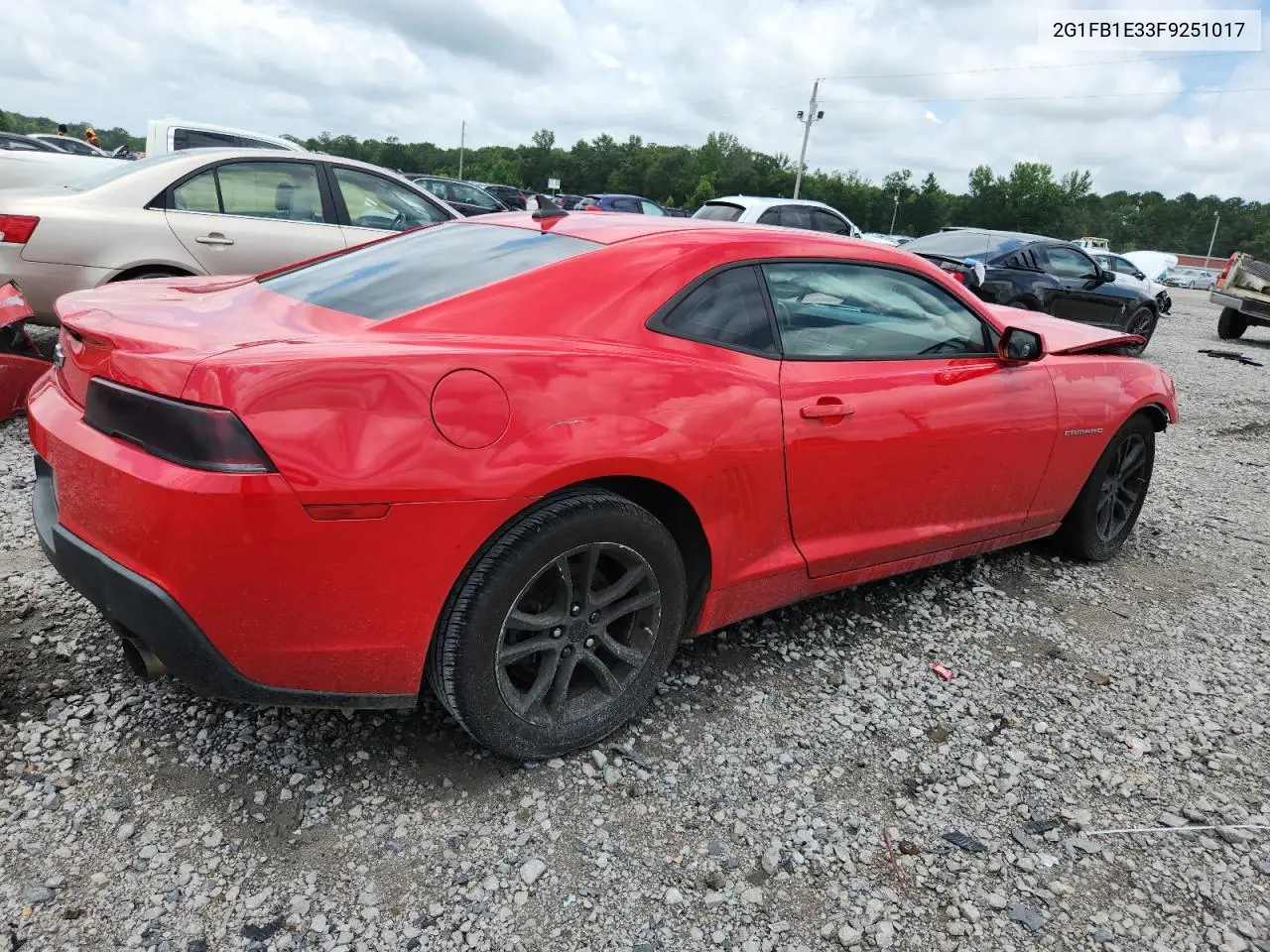2015 Chevrolet Camaro Ls VIN: 2G1FB1E33F9251017 Lot: 63116015