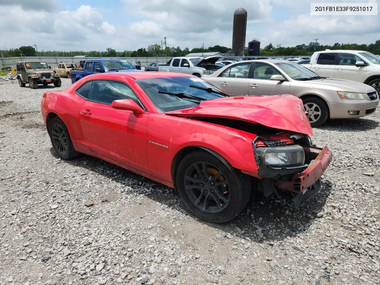 2015 Chevrolet Camaro Ls VIN: 2G1FB1E33F9251017 Lot: 63116015