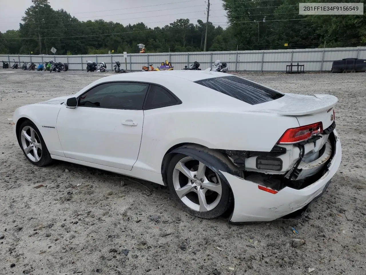 2015 Chevrolet Camaro Lt VIN: 2G1FF1E34F9156549 Lot: 63301505