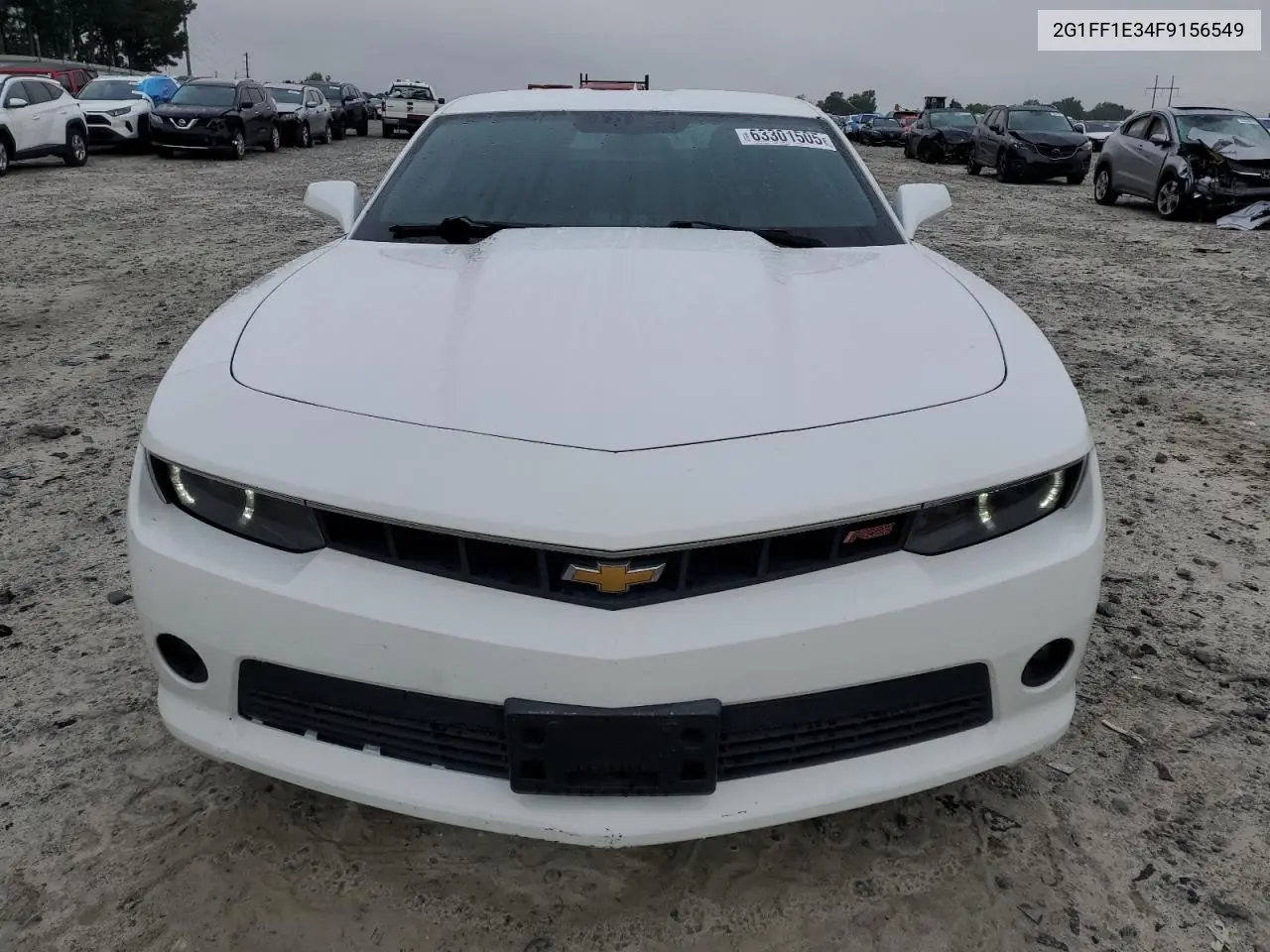 2015 Chevrolet Camaro Lt VIN: 2G1FF1E34F9156549 Lot: 63301505